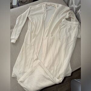 Elegant Cream Women's Robe